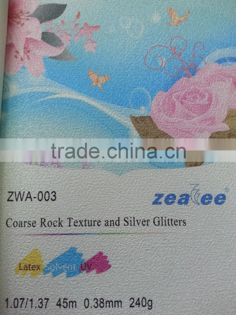 photo wall paper china shanghai factory/wall paper rolls/wall paper price