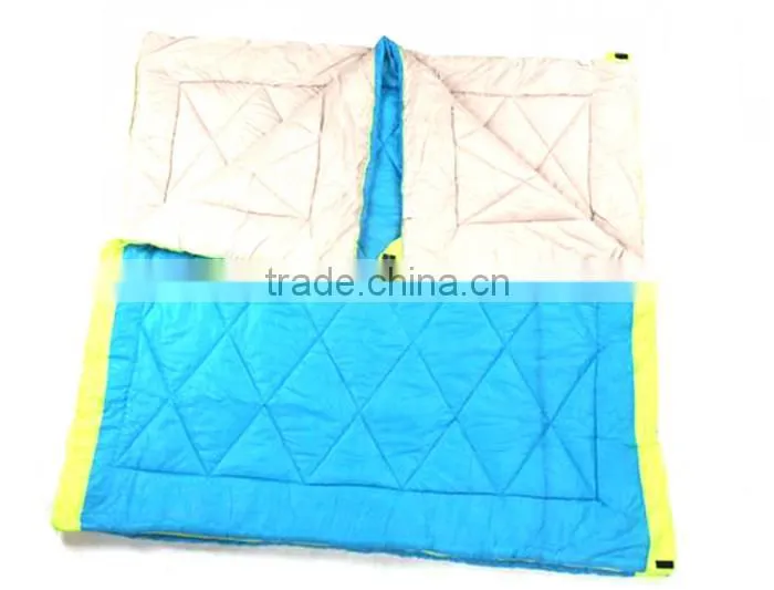 Portable camping outdoor 100% cotton flannel sleeping bag