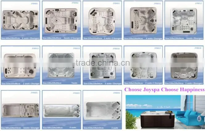 Wholesale us aristech acrylic CE approve white colour deluxe outdoor spa hot tub