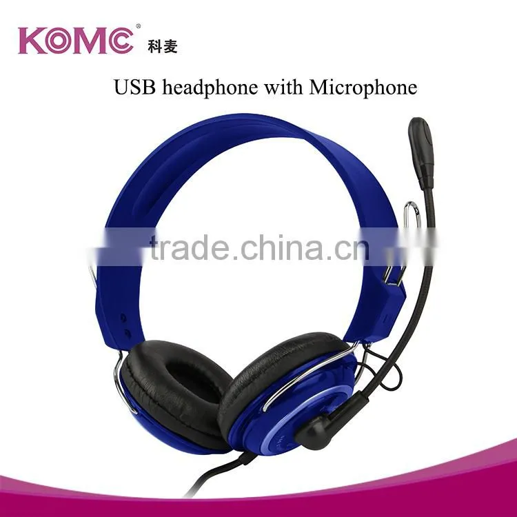 New fashionable USB headband headphones with mic