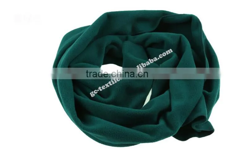 high quality and soft polar fleece solid color scarf