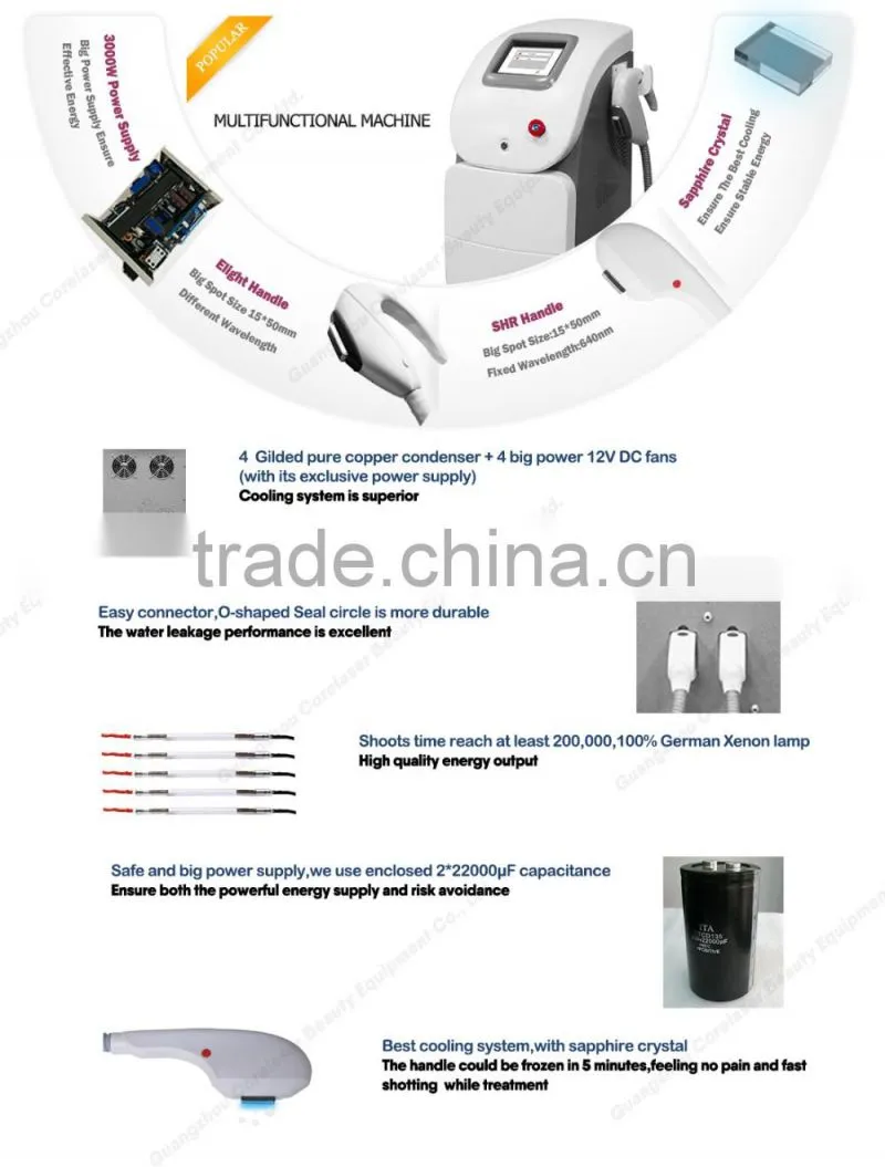 IPL Beauty Equipment/Portable ipl rf/IPL hair removal