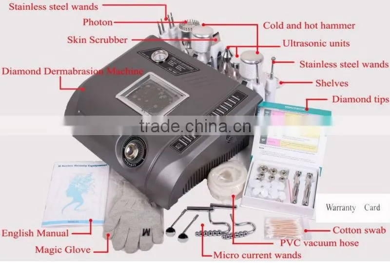 NV-N97 7 in 1 facial machine skin microdermabrasion machine 7 in 1 for skin care