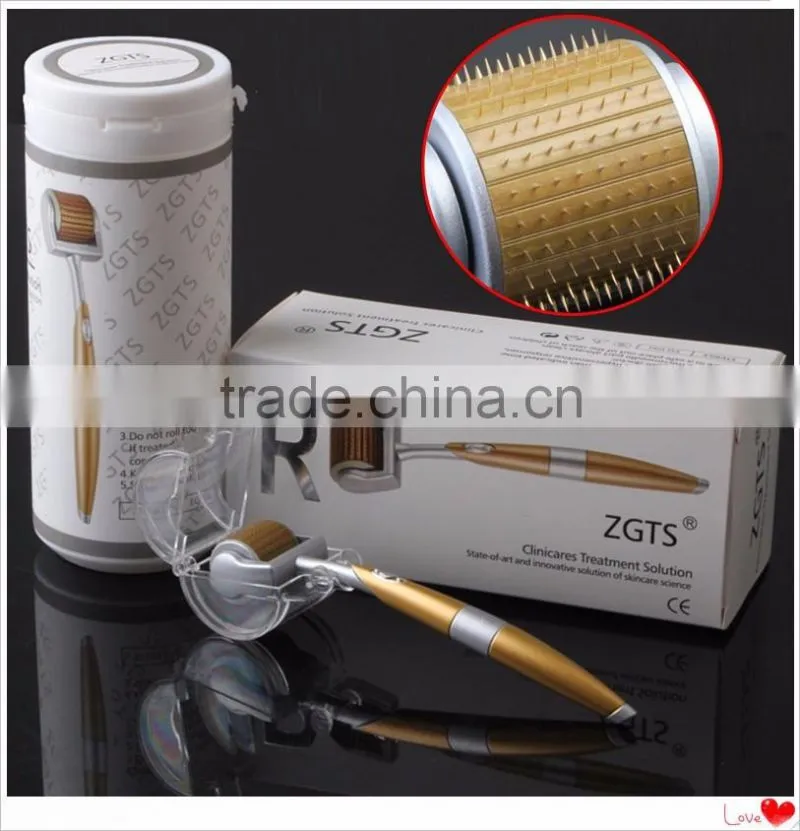 ZGTS derma roller factory supply 192 needles titanium micro dermaroller