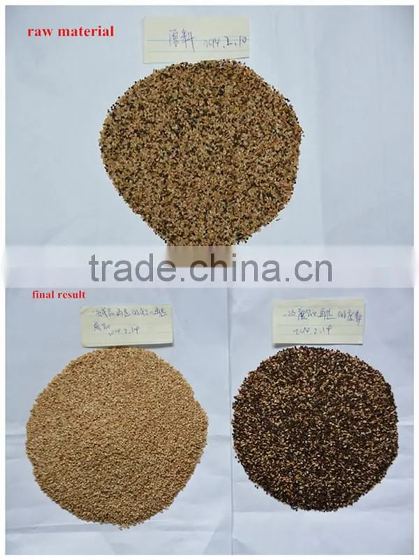 Patented Ejector with 5000+pixel color sorter with fast detection and high identification rate,beer barley grading machine