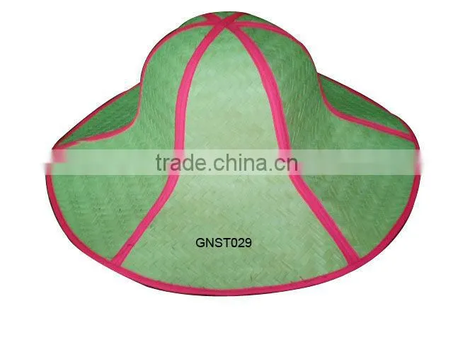 CHEAP NATURAL PROMOTIONAL HAT (Straw, Seagrass, Palm Leaf) FROM VIETNAM: candy@gianguyencraft.com