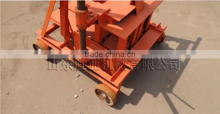 QMR2-45 Manual Compressed Earth Block Machine Small Manual Cement Interlock Brick Machine/ Manual Fly Ash Brick