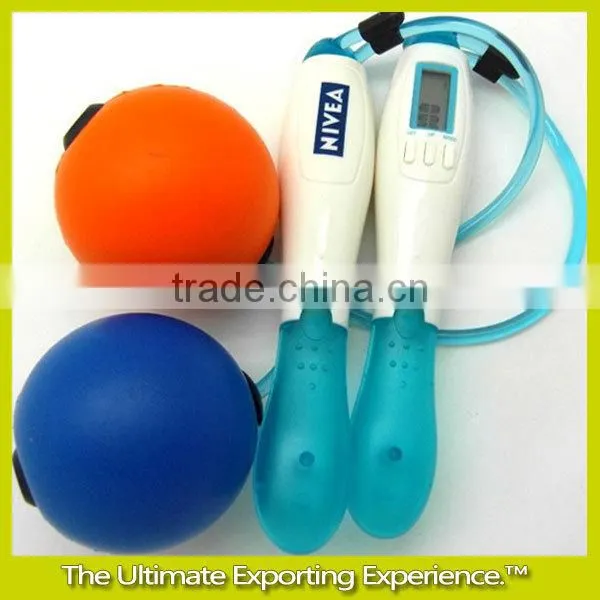 Three-button cordless skipping timing counts, jump rope digital count wireless&cordless skipping,cordless skipping timing counts