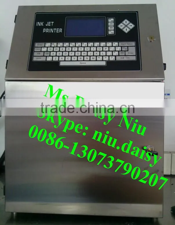 commerical yoghourt date coding machine/milk date printer/dairy product date printing machine
