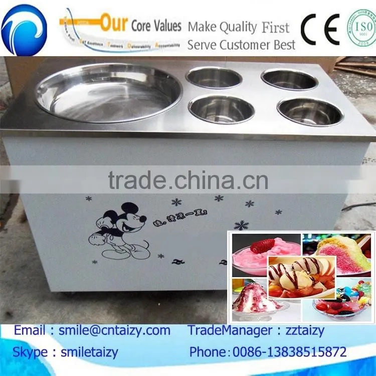 thailand fry ice cream machine/roll fry ice cream machine/fry ice cream machine