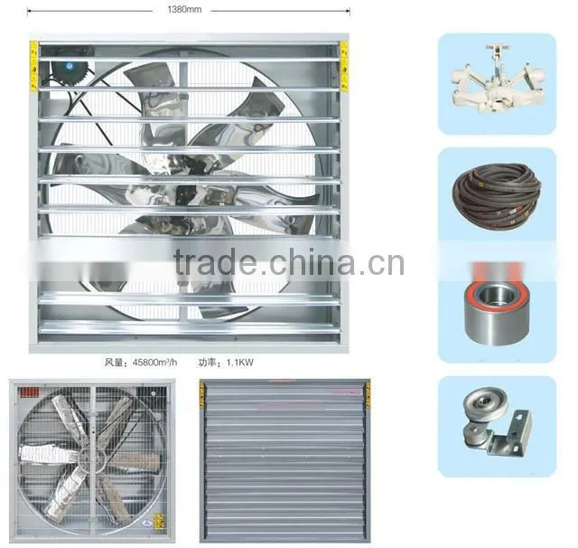 ^industrial noiseless exhaust fan cone ventilation fan for poultry house