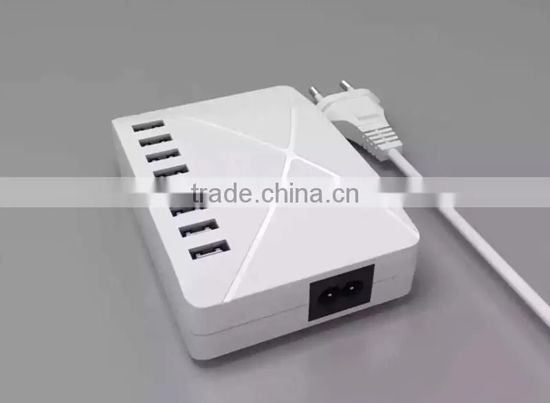 Electric 8 USB plugs travel charger with surge protector
