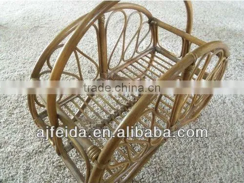 .Bamboo Magazine/Book Rack Book Storage Mid Century Modern Excellent