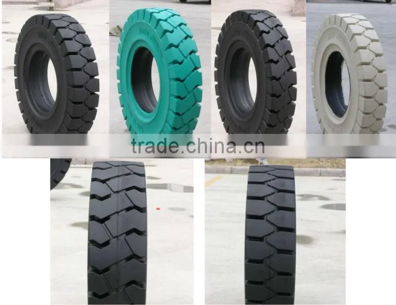 6.00-9 pneumatic solid tire ,rubber forklift solid tire,second hand tires