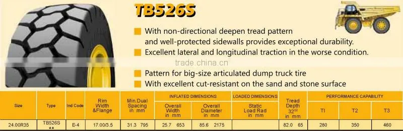 OTR OFF ROAD TIRE 2400R35