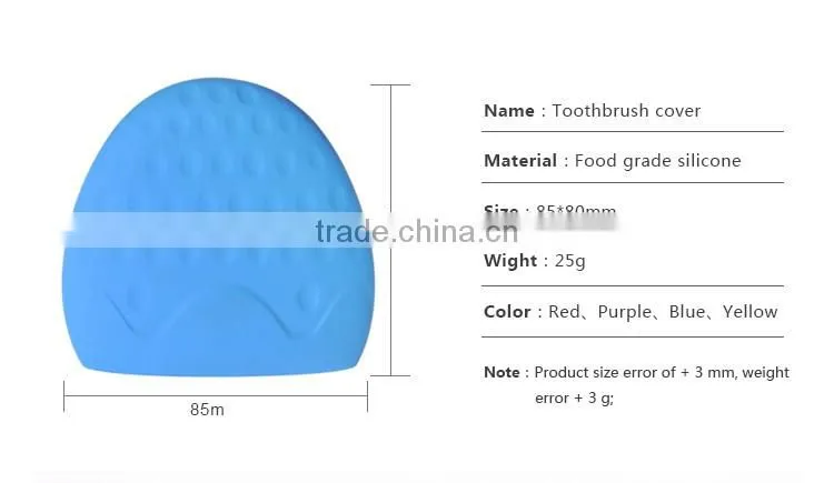Outdoor adult silicone toothbrush cover use as water cup