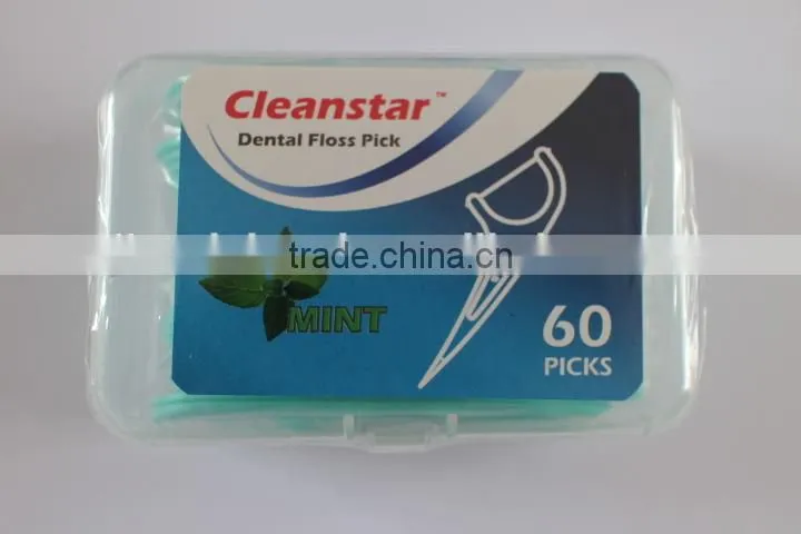 dental floss in a plastic box
