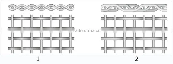 304 Plain weave stainless steel woven wire mesh