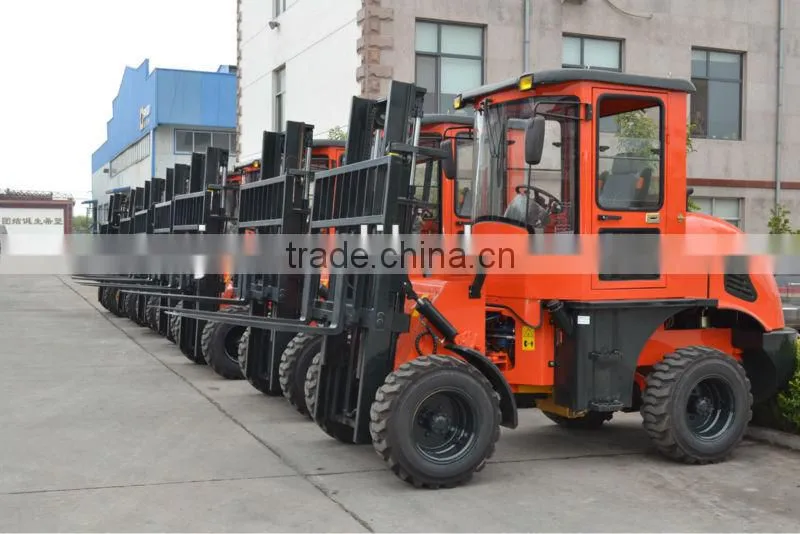 4X4 forklift CPCY28 with ce for sale