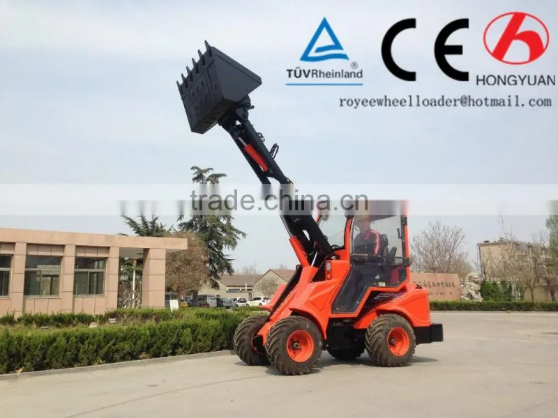 Telescopic Wheel Loader Feeding Animal with CE Commins Engine