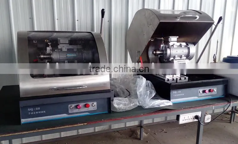 SQ-80 Hand-powered metallographic specimen cutting machine
