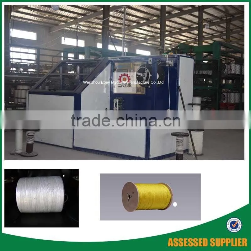 Aumatic coir jute sisal plastic endless rope braiding making machine