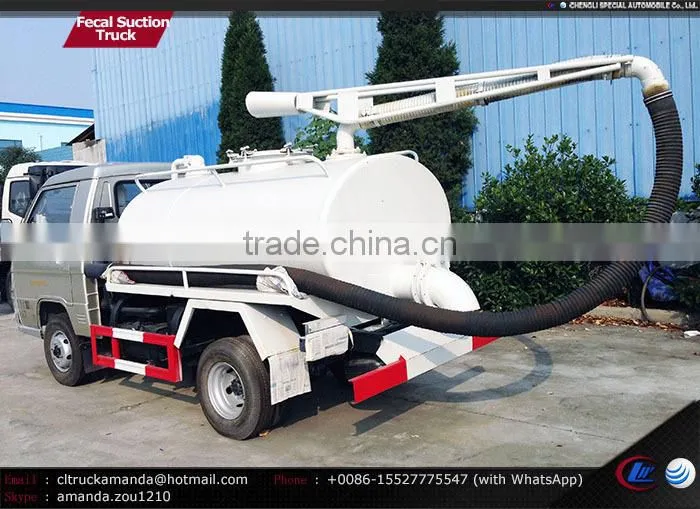 Foton Forland 4*2 2-3m3 small mini septic truck septic pump truck septic tank trucks for sale
