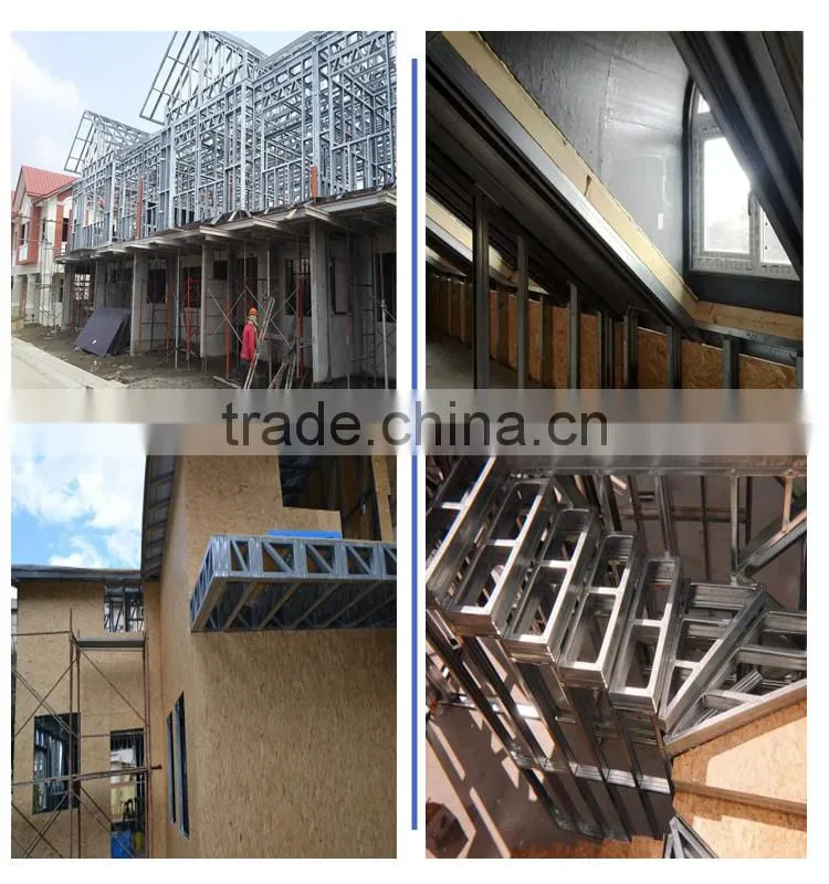 Low Cost Light Steel Prefabricated Bungalow Plans