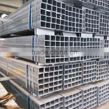 25*50*1.1mm carbon pre galvanized steel pipe hollow section