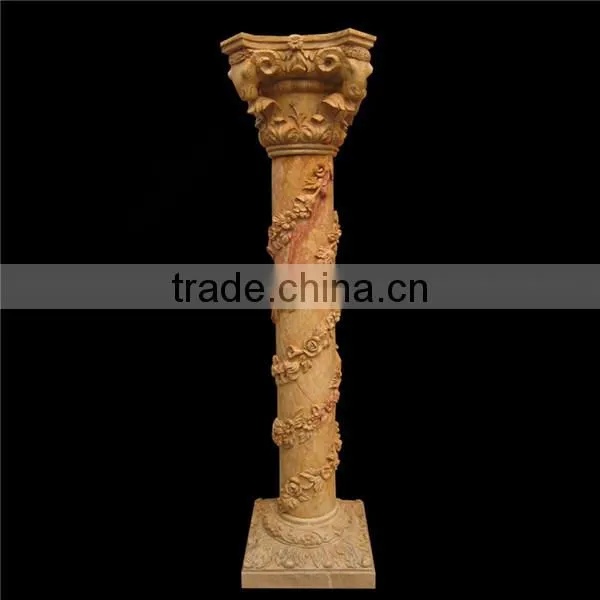 Carved Marble Stone Column