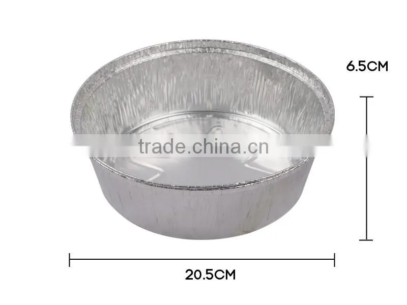 New bbq round pan aluminum foil pan disposable pan paper plate