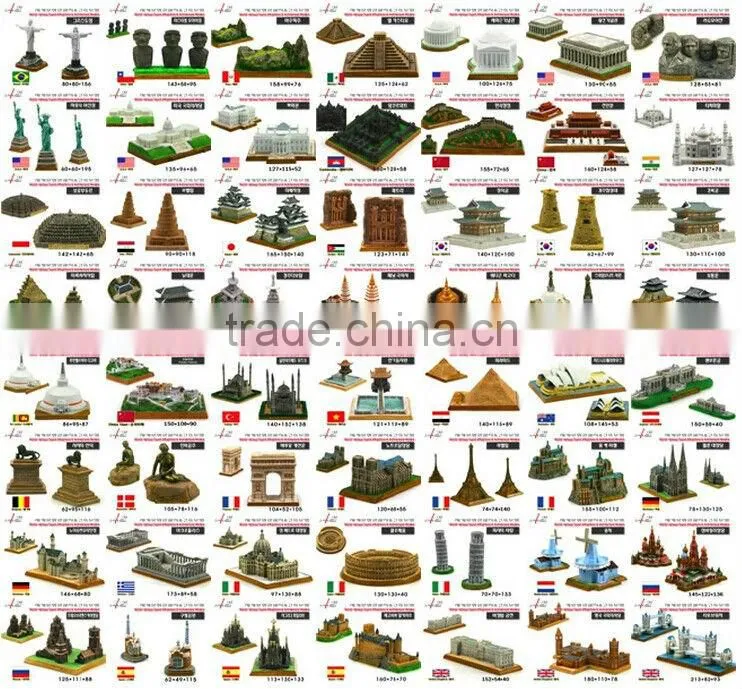 Mont Saint Michel france souvenir miniature building model