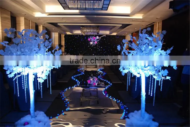 Wedding decoration star curtain with fireproof velvet cloth