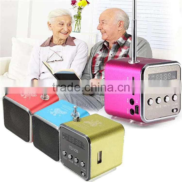Hot selling cheap price factory wholesale led display MP3 player music portable mini speaker