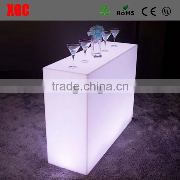 2019 party led glowing RGB cocktail table led furniture GF313