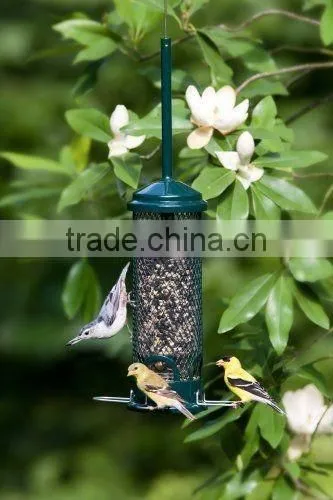Squirrel-proof wild bird feeders
