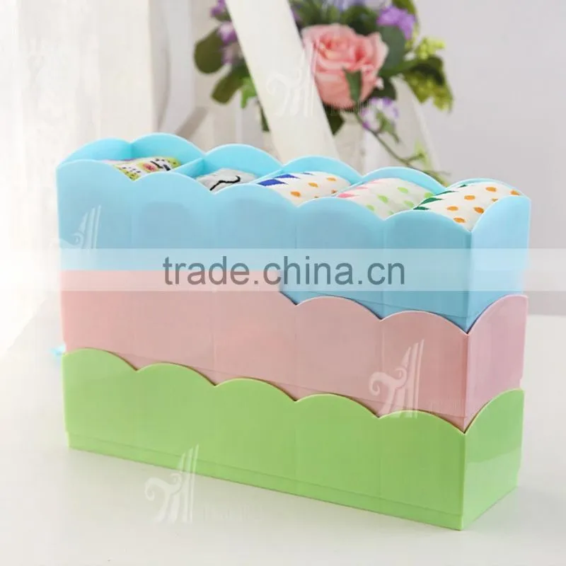 Colorful Storage Box Household Products Socks Plastic Storage Box