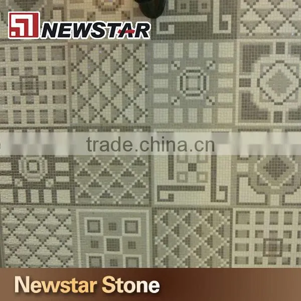 Luxury marble rectangular mosaic