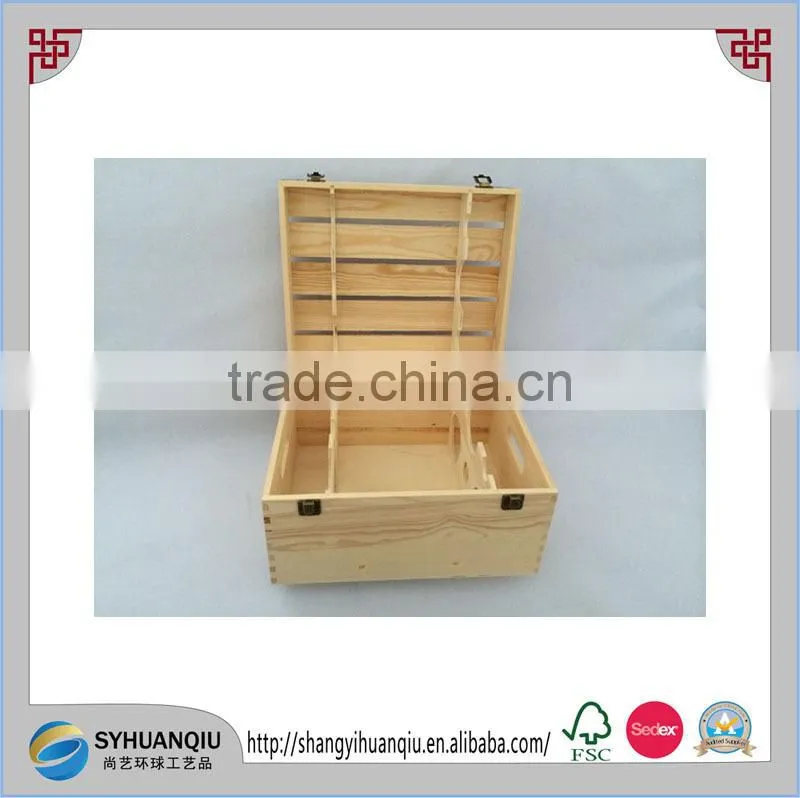 2015 Style Single Bottle Wine Wooden Box