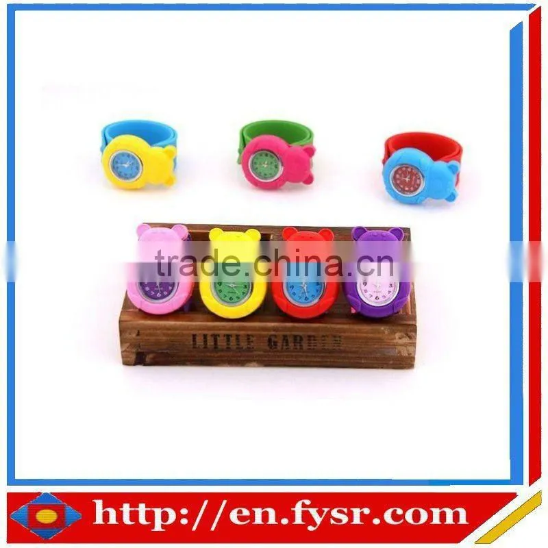kids silicone slap watch , silicone slap wrist