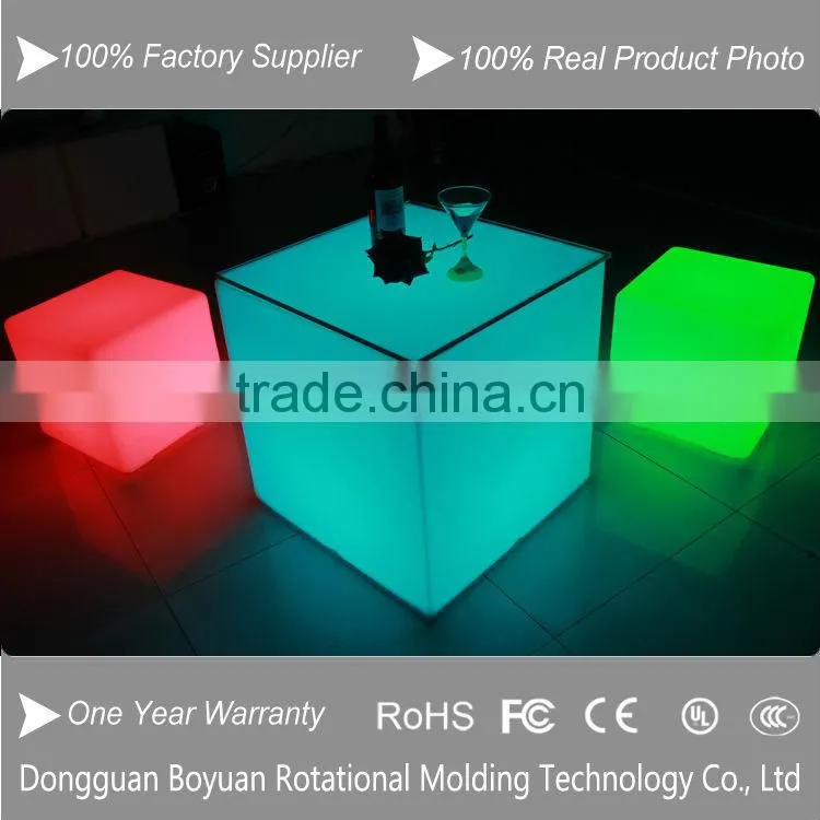 Wedding decoration led club table chair