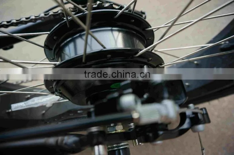 20 inch OEM fat tyre electric fold bike 250w with suspension front fork