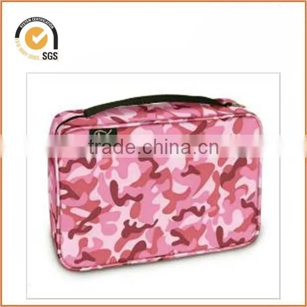 Canvas Pink Camouflage Print Bible Cover