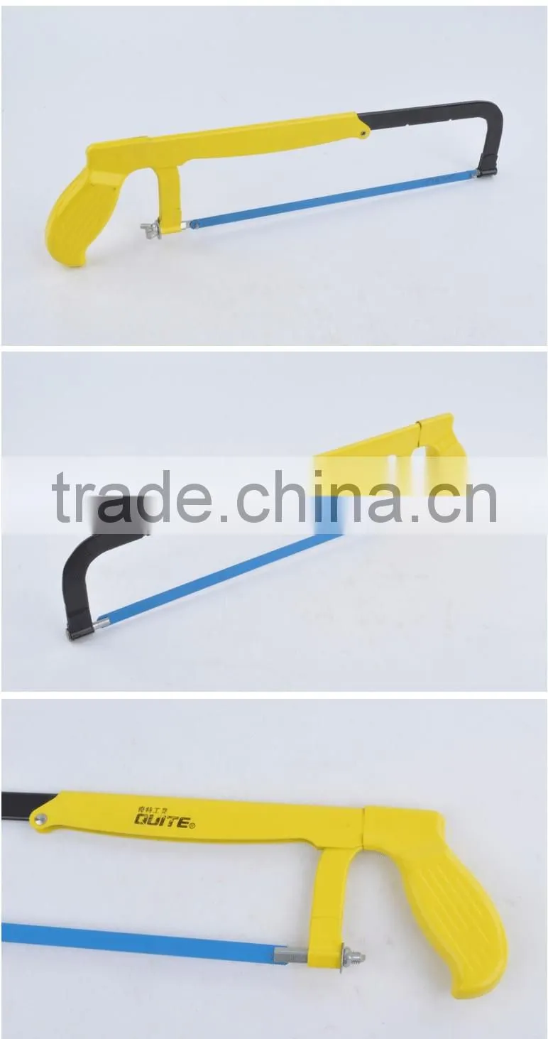 hacksaw frame ,flexible steel hacksaw,17" plastic handle hacksaw