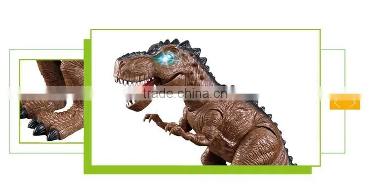 High quality plastic battery operated dinosaur toy game