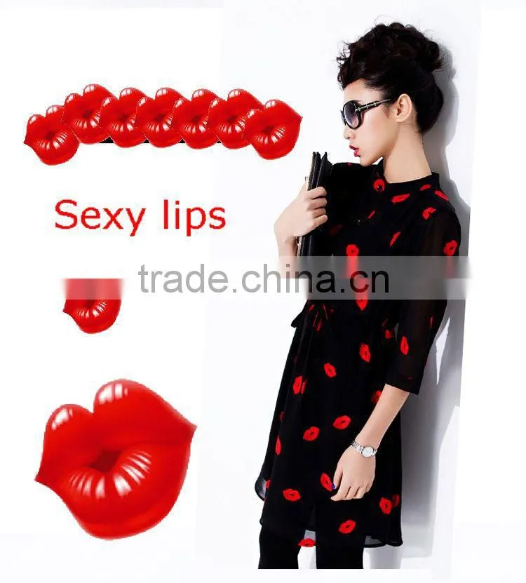 Korea summer fashion red slips dress 2015