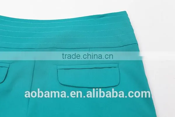 100% Polyester Wholesales Women Summer Elasticated Waist Women Pants