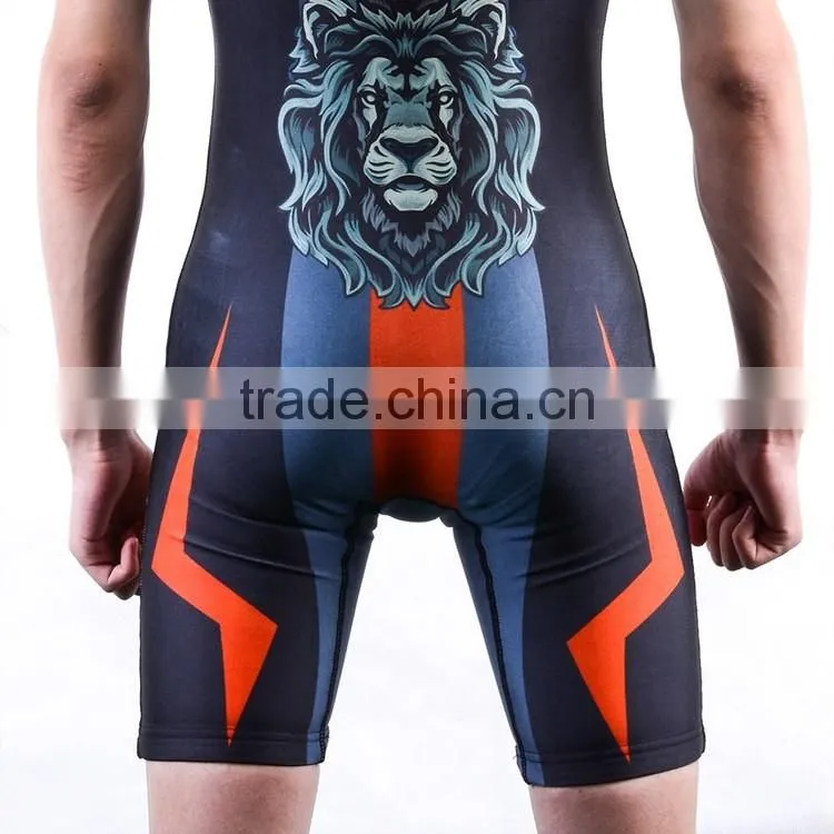 Fashionable custom cheap wrestling singlets for sale