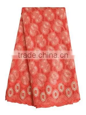 Wholesales swiss lace fabric new lace design for ladies suit
