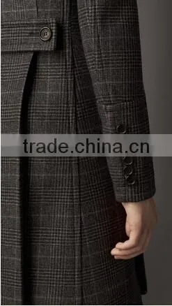 2014 Latest Style Formal Occasion Slim Fit Mens Cashmere Britsh Hot style Men Coat
